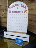 Personalised Charm Bar Display Stand | Custom Jewellery Display Board | Bracelet & Necklace Charm Holder | Small Business Display