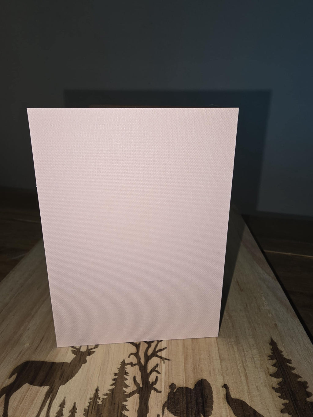Laser-Cut Mum Card: Handmade Cardstock Greeting