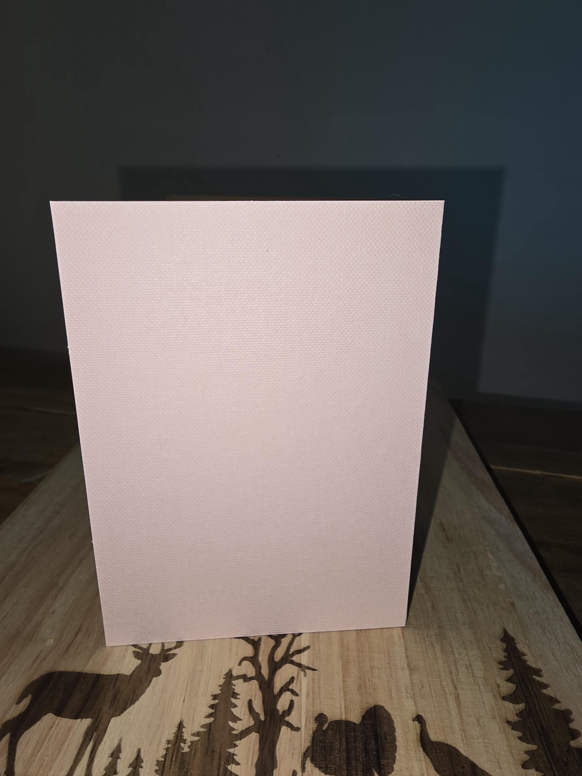 Laser-Cut Mum Card: Handmade Cardstock Greeting