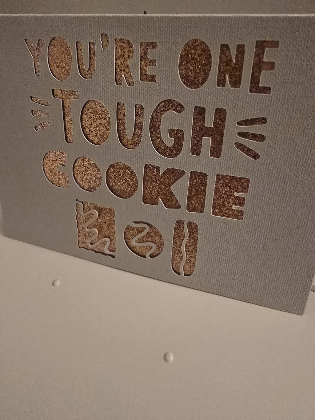 You Are One Tough Cookie Get well Soon Card