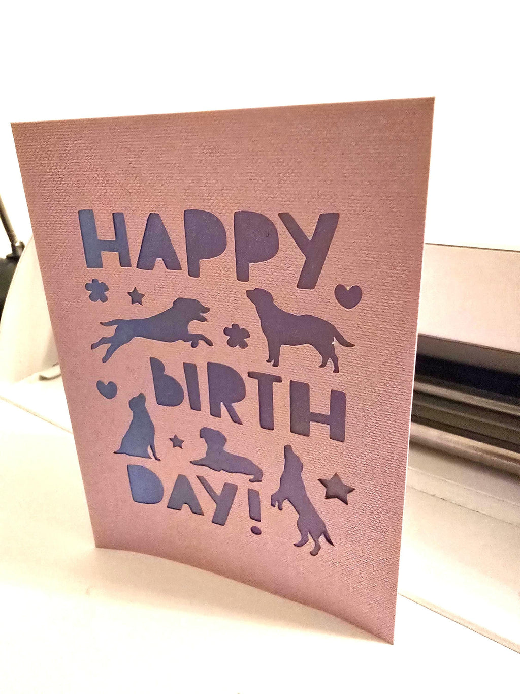 Happy Birthday Dog Card