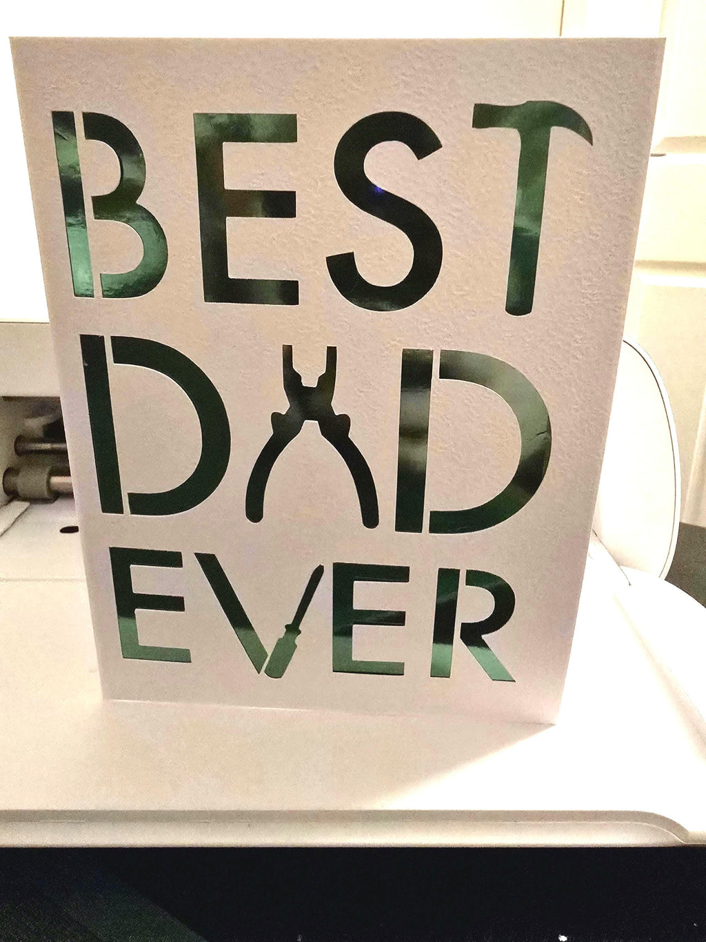 Handmade Tool Birthday Card, Dad Ever