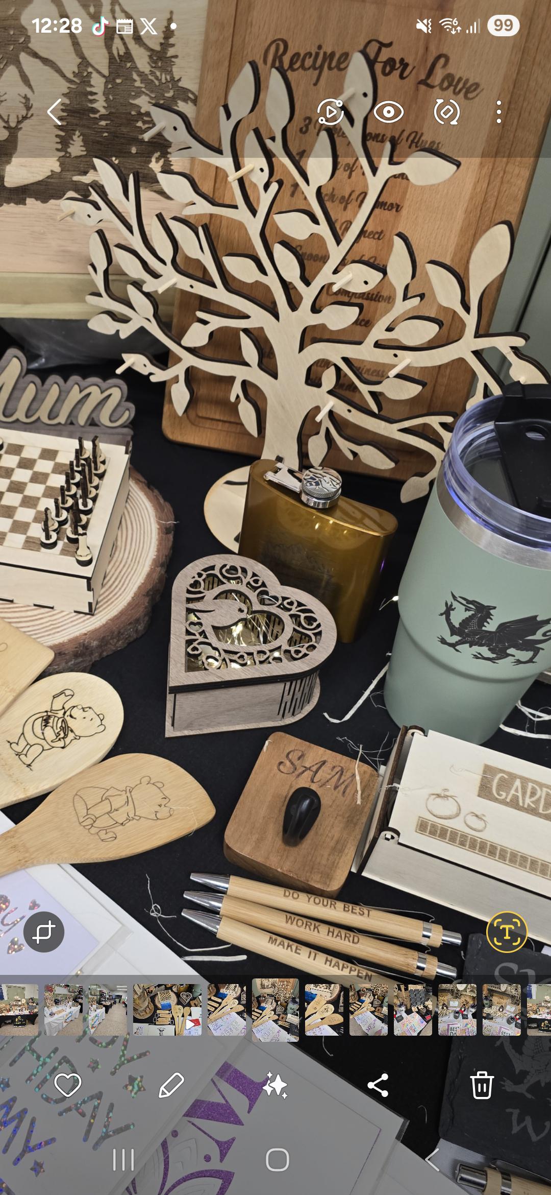 Handmade Jewlery Wooden Tree