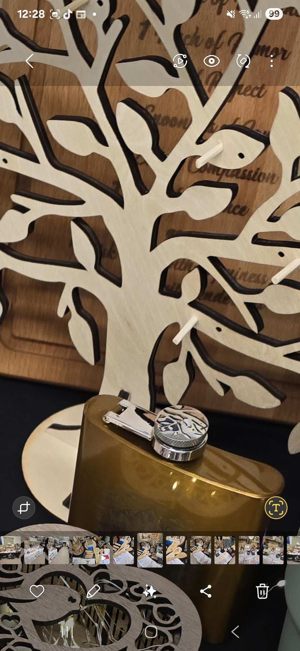 Handmade Jewlery Wooden Tree