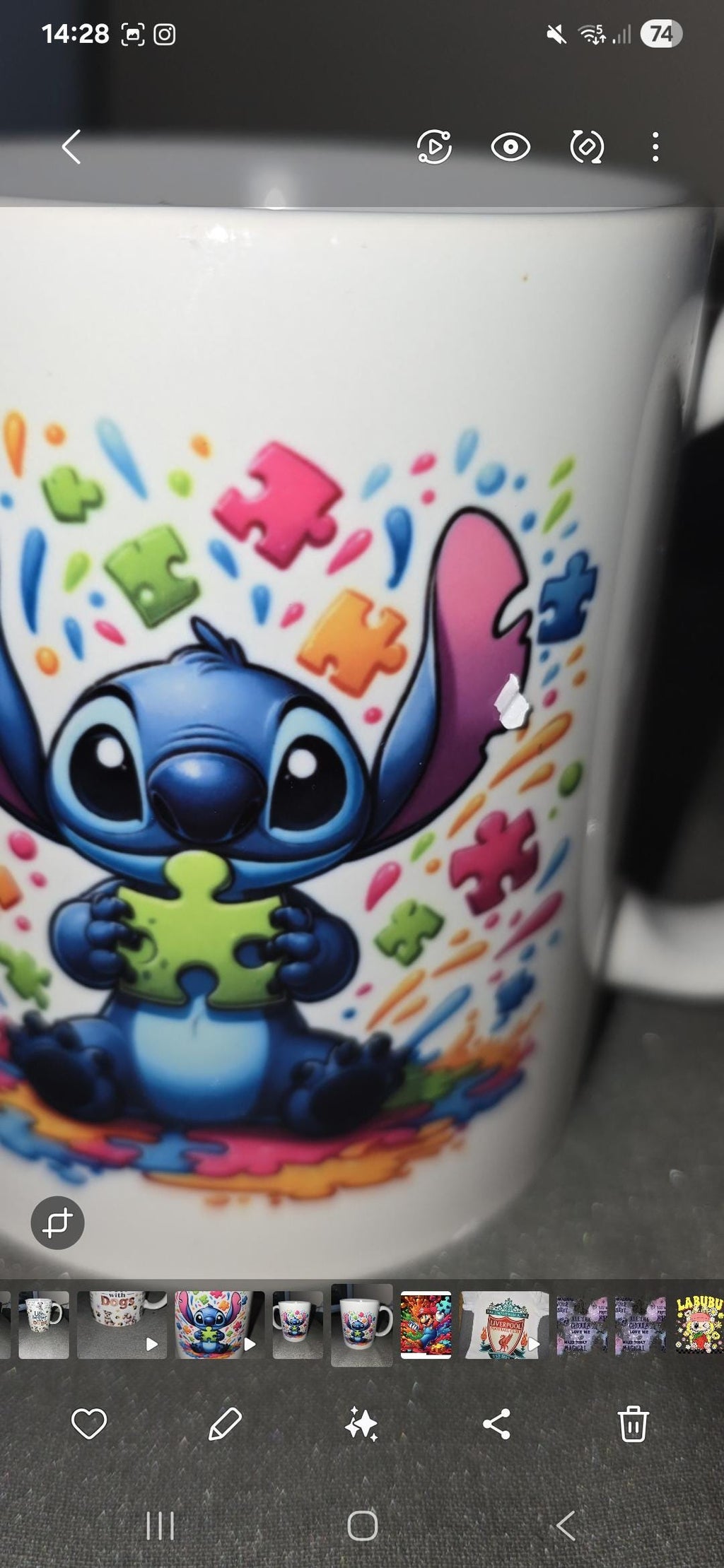 11oz Artist Stitch Mug