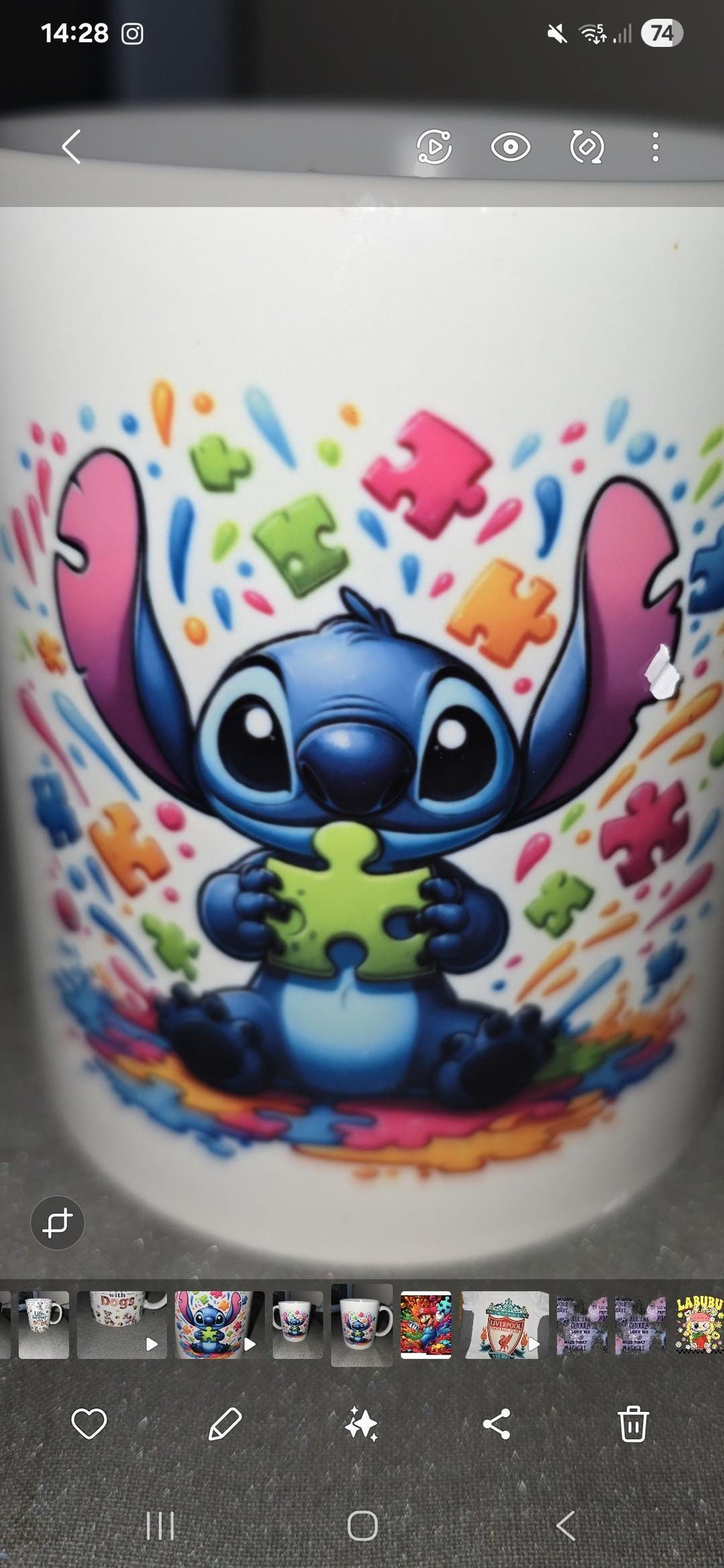 11oz Artist Stitch Mug