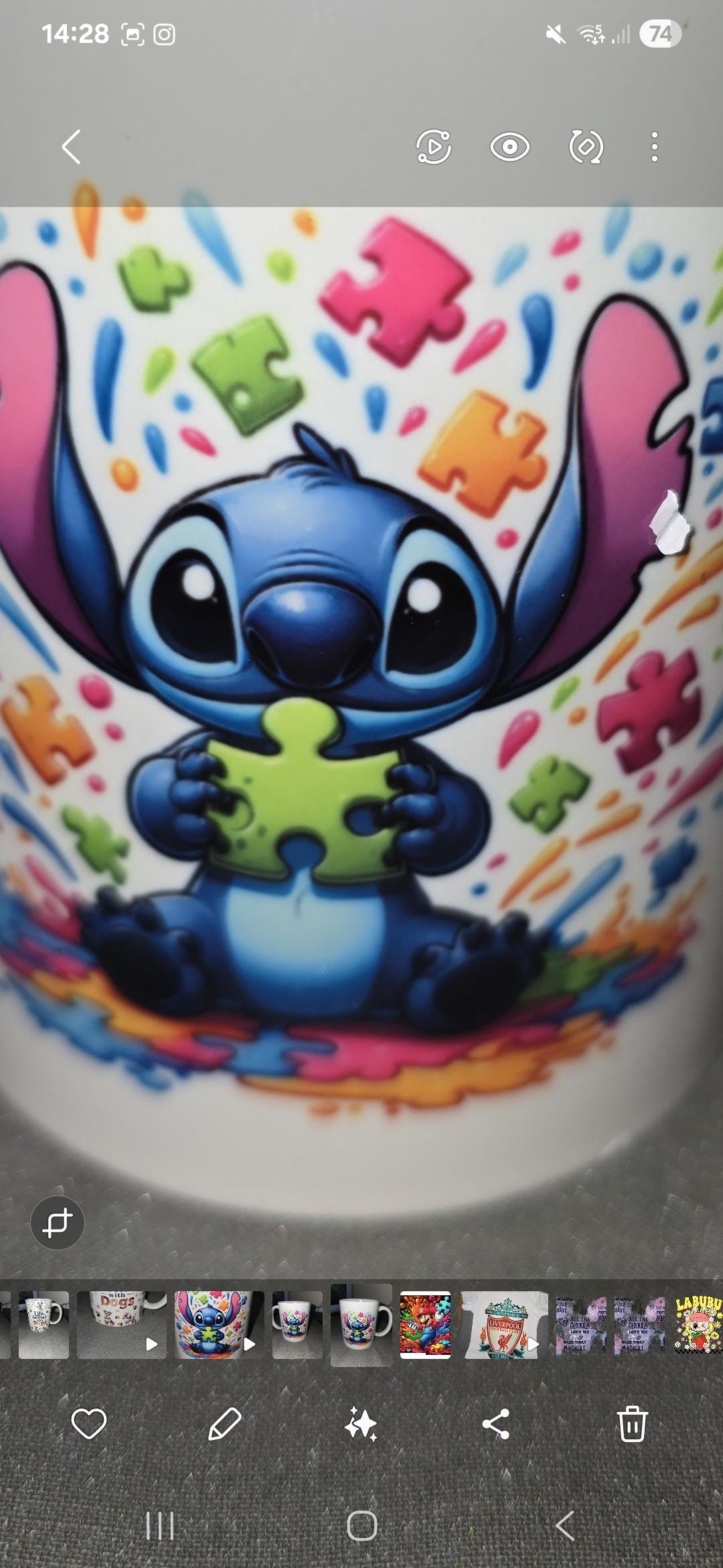 11oz Artist Stitch Mug
