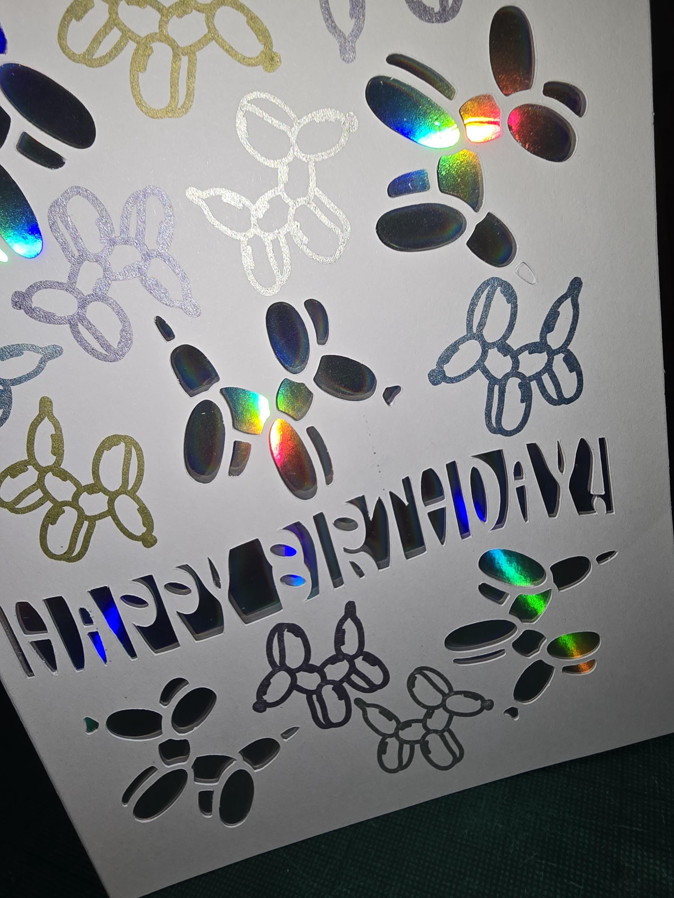 Balloon Dogs Happy Birthday Card