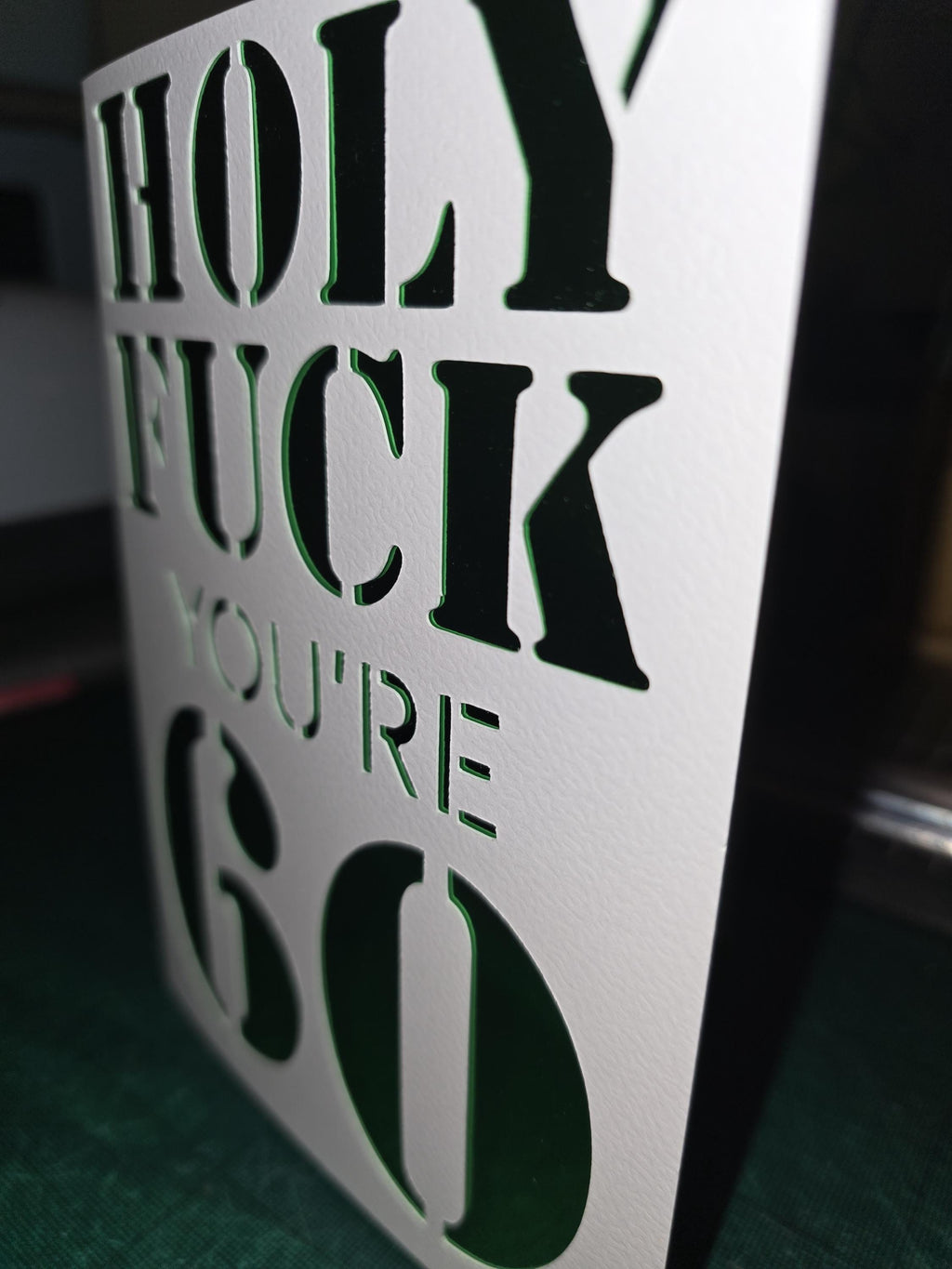 Holy F**K Your 60/50/40 Birthday Card