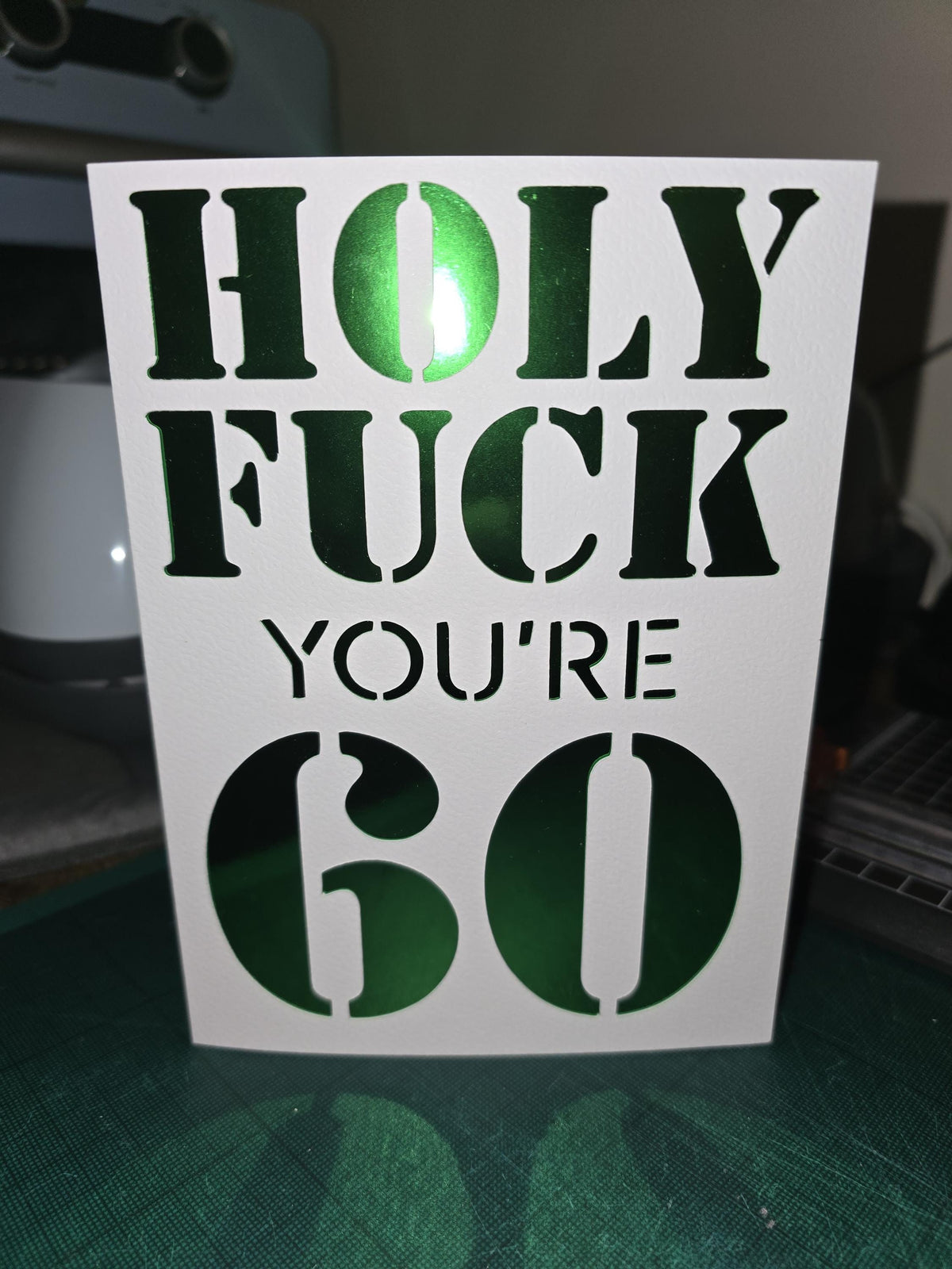 Holy F**K Your 60/50/40 Birthday Card