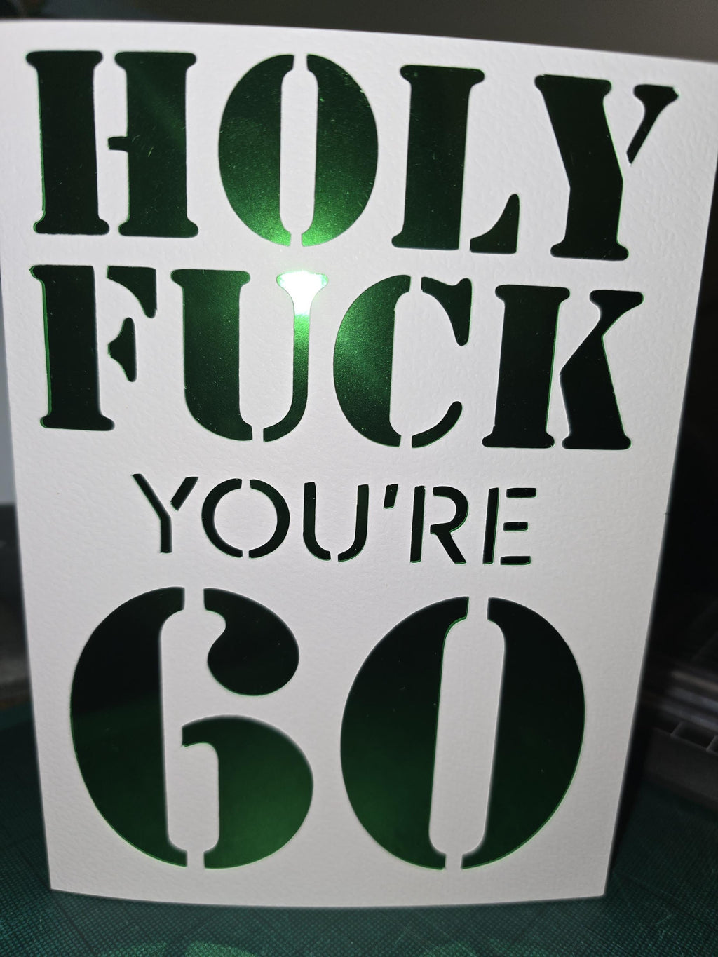 Holy F**K Your 60/50/40 Birthday Card