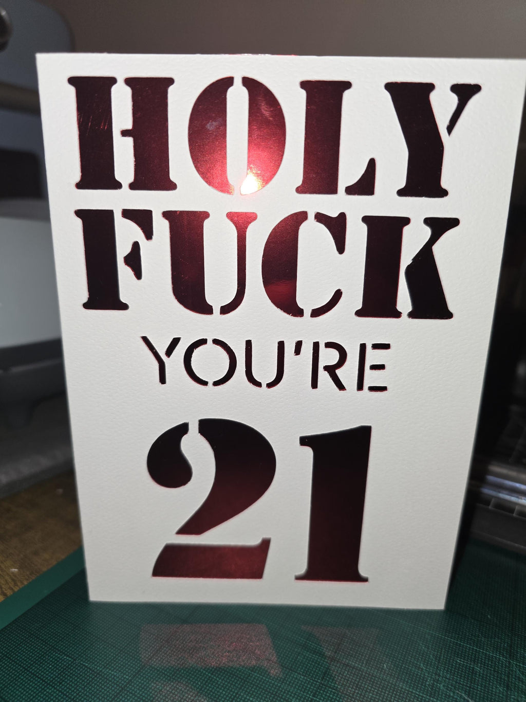 Holy F**k You're 21 for 21st Birthday
