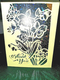 Thank you Flower Butterfly Card