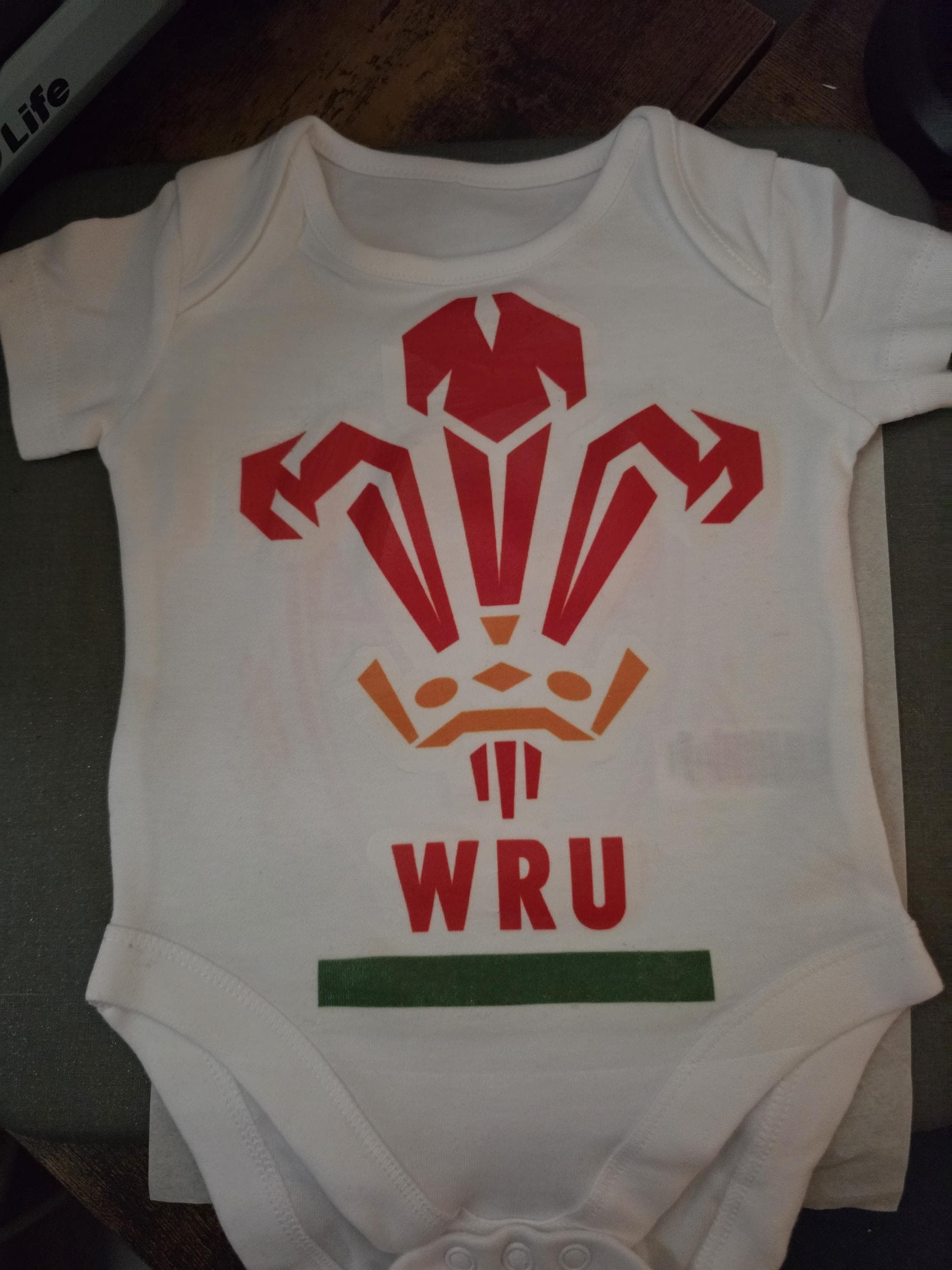 Personalise Rugby Baby Grow With Name,Number and Team of Your Choice