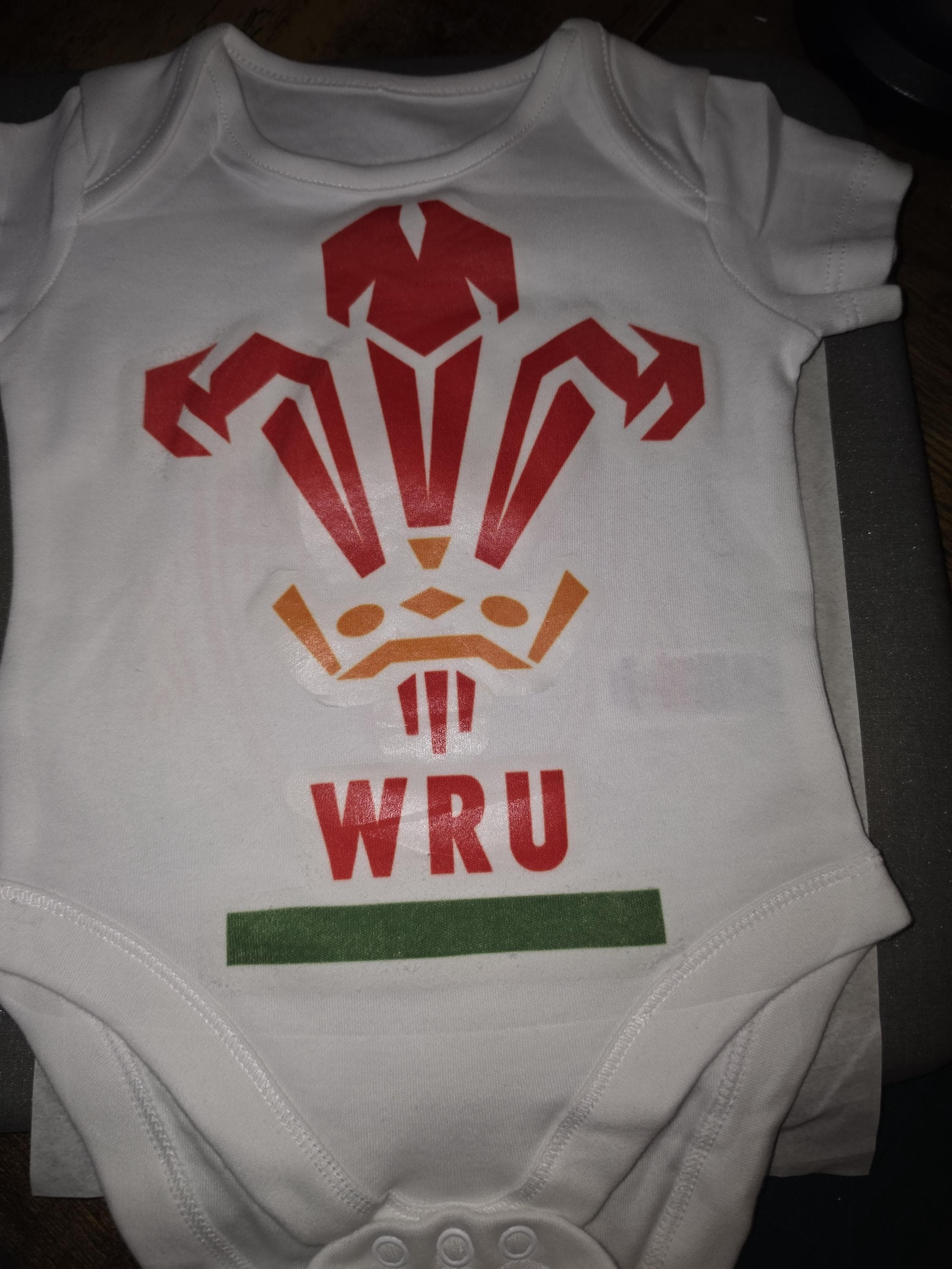 Personalise Rugby Baby Grow With Name,Number and Team of Your Choice