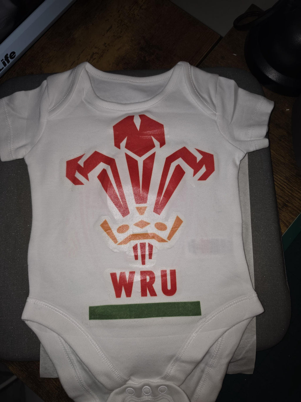 Personalise Rugby Baby Grow With Name,Number and Team of Your Choice