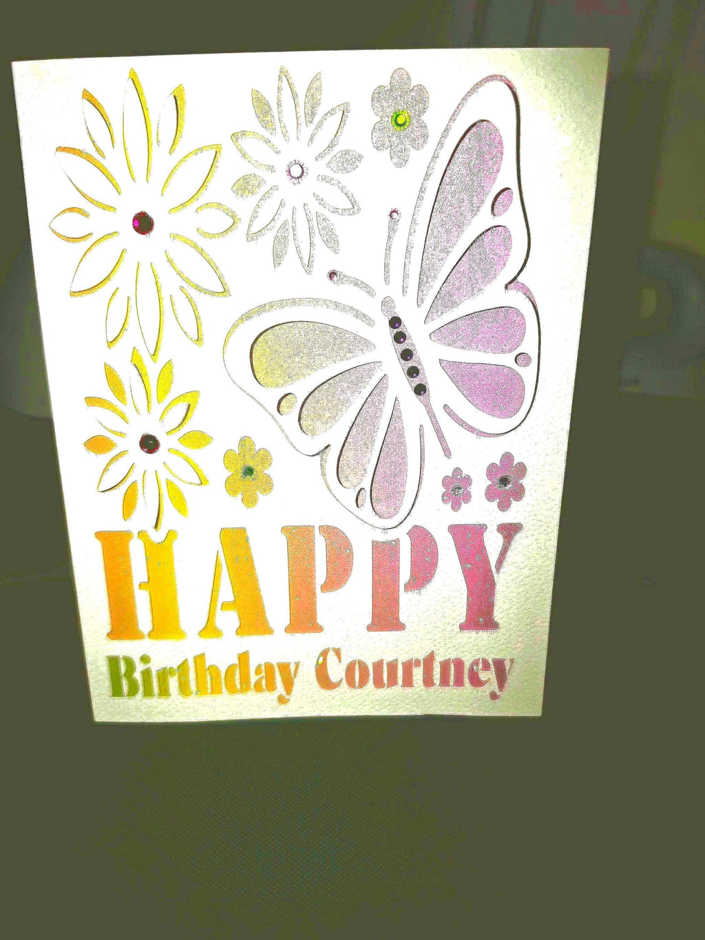 Personalise 3D Happy Birthday Card
