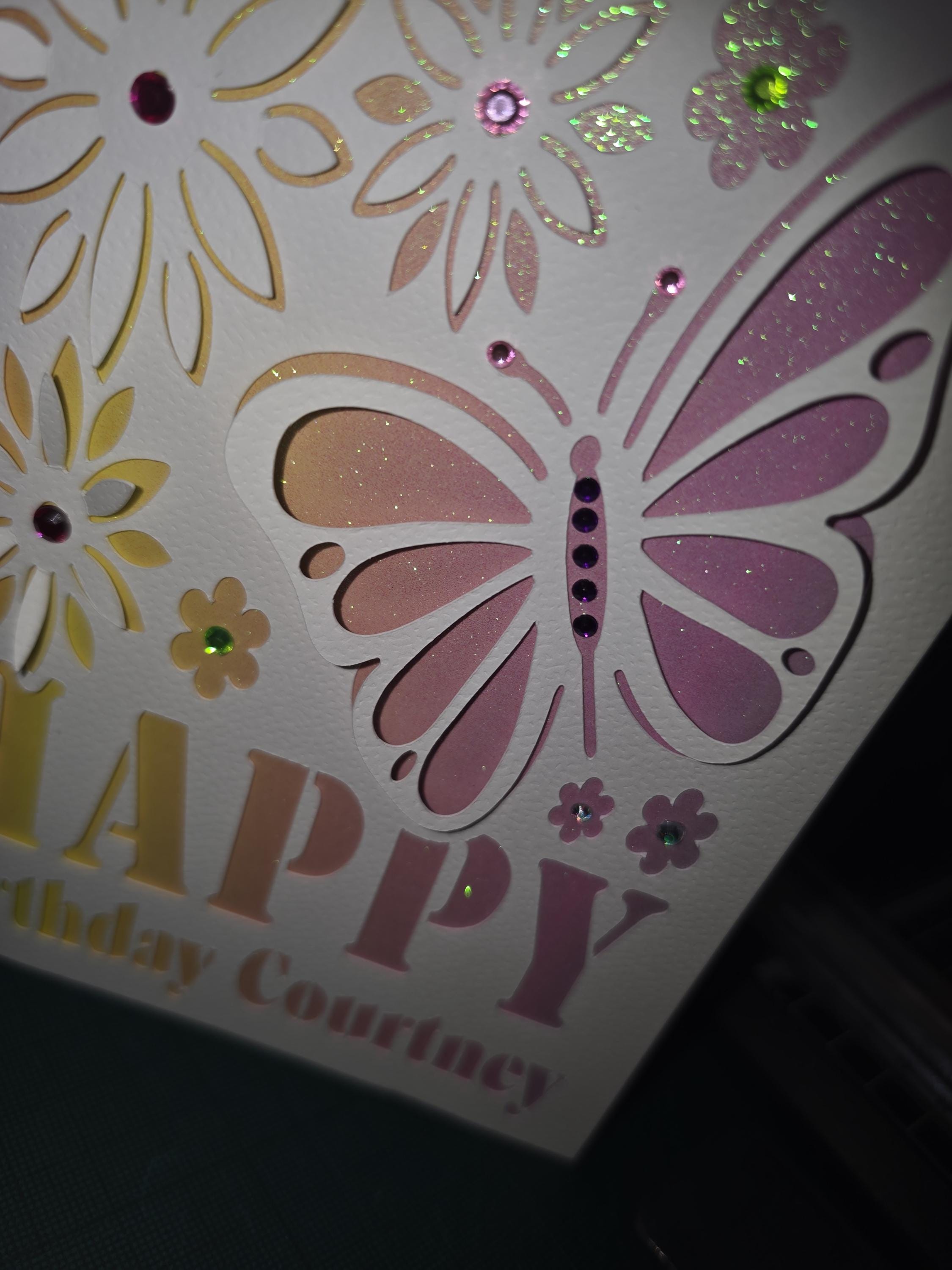 Personalise 3D Happy Birthday Card