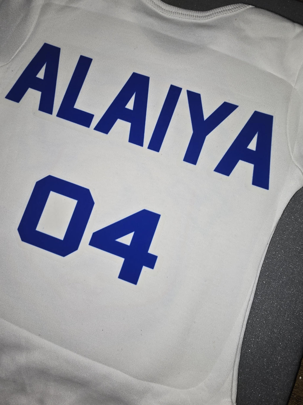 Personalised Football Baby Grows Your Choice of Name and Team