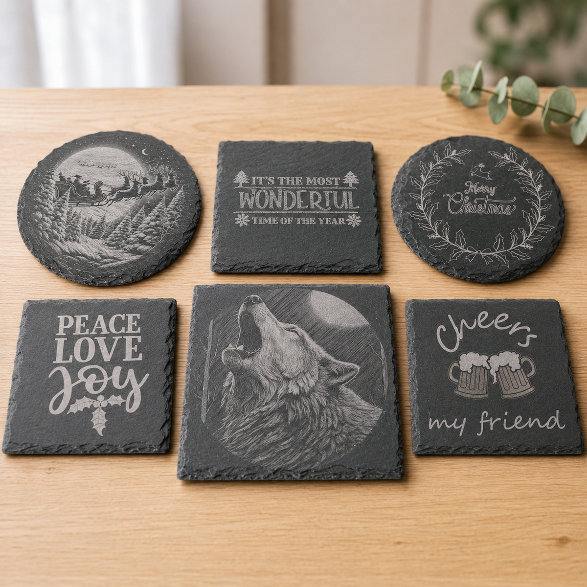 Personalised hand made Coasters for all occasions